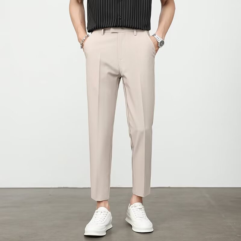 British-style Dapper Mens Dress Pants For Men