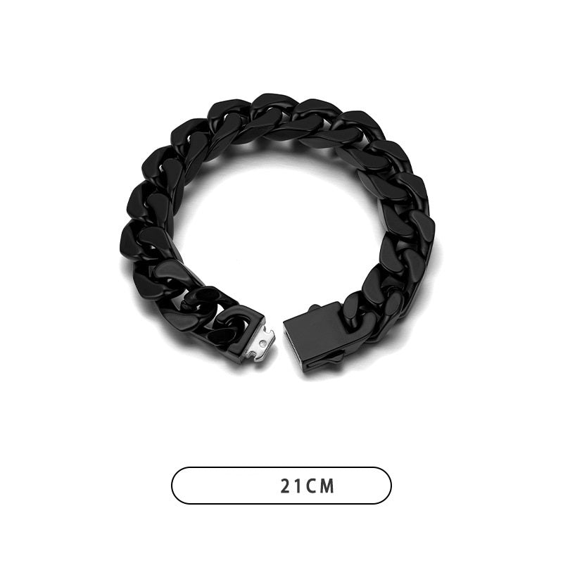 Bold Fashion Men's Baking Varnish Cuban Necklace Fashion