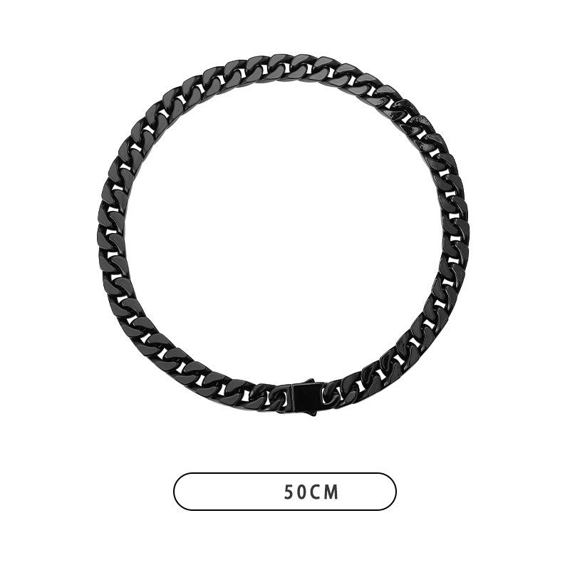 Bold Fashion Men's Baking Varnish Cuban Necklace Fashion