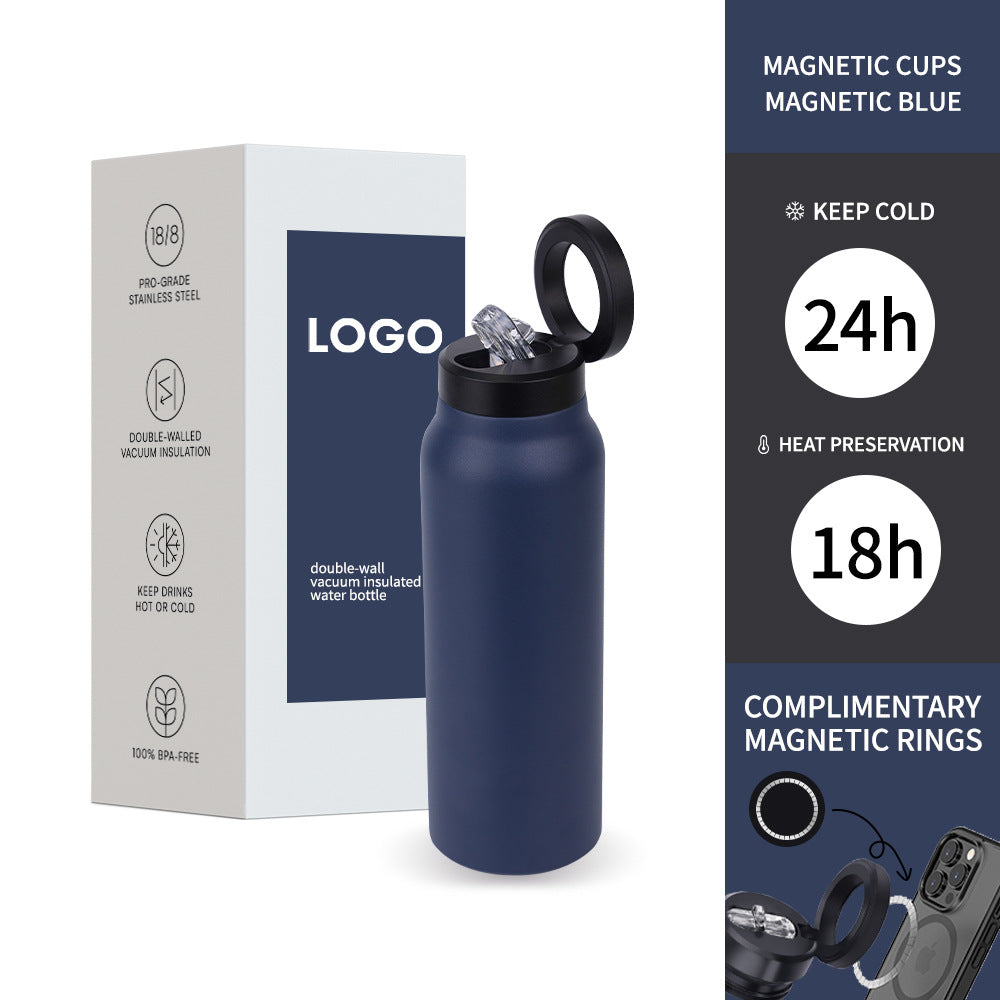 Stainless Steel Vacuum Cup With Magnetic Phone Holder